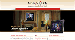 Desktop Screenshot of creativesys.com